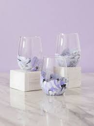 You Have To See How Easy These Marble Wine Glasses Are To Paint Diy Wine Glasses Glitter Wine Glasses Diy Diy Wine Glasses Painted