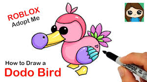 Search through 623,989 free printable colorings at getcolorings. How To Draw A Dodo Bird Roblox Adopt Me Pet Youtube
