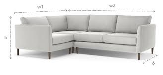 Exposed legs and general design does not make it look bulky for our space. A Buying Guide For Corner Sofas Sofology