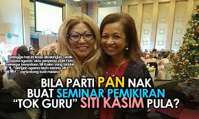 Kassim berkahwin dengan sharifah fawziah bt. Hassan Omar Bila Parti Pan Nak Buat Seminar Pemikiran Tok Guru Siti Kasim Pula