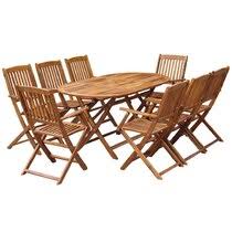 Large garden planters ready made, trough planters in wood, 1.8m, 1.45m and 1.00m long for gardens, allotments and easy gardening. Wooden Garden Dining Sets You Ll Love Wayfair Co Uk