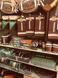 My 10 Favorite Hobby Lobby Fall Buys The Crafty Cat Company Football Theme Party Football Party Decorations Football First Birthday
