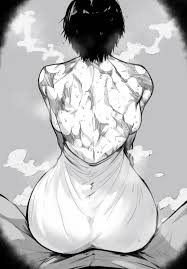 jujutsu kaisen, zenin maki, masoq095, back, burn scar - R34 Vault