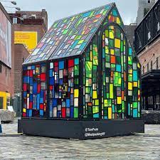 Buy stained glass offcuts and get the best deals at the lowest prices on ebay! These Beautiful Rainbow Stained Glass Houses Have Popped Up In Meatpacking Secret Nyc
