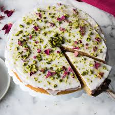 Betorend Schon Persischer Liebeskuchen Mit Rosenwasser Rezept Persische Rezepte Lecker Rosenwasser