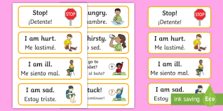 Please type or paste latin words, phrases and sentences (up to 50,000 words). Eal Survival Word Cards English Spanish
