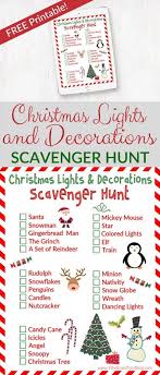 Check spelling or type a new query. Christmas Lights And Decorations Scavenger Hunt Free Printable For The Love Of Food