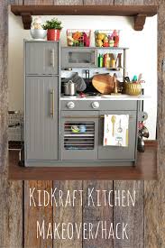 Team them up with the wooden play and kitchen accessories. How To Hack Your Way Into This Kidkraft Play Kitchen Makeover Kids Play Kitchen Play Kitchen Kidkraft Kitchen Makeover