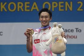 Momota entered into guinness book of world records for the most badminton men's. Japan S Kento Momota Wins Korea Open Badminton Title