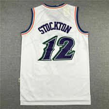 Herren all star nba trikot 2021 zach lavine 8 blau. Retro Utah Jazz 12 John Stockton Swingman Basketball Jersey Trikots Stitched Ebay