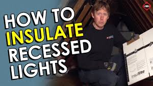 If you have recessed lights in your attic or in the ceiling, chances are they are losing air as well. How To Insulate Recessed Lights In Attic With Insulite Covers Youtube