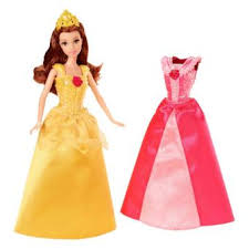 Cette délicate robe de noeud disney inspiré est monogramme avec la lettre de votre choix! Poupee Princesse Disney Belle Avec Robes Magiclip Mattel Poupee Achat Prix Fnac