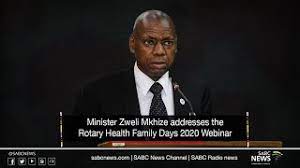 Health minister dr zweli mkhize and mec dr bandile masuku at dr george mukhari hospital. Minister Zweli Mkhize Addresses The Rotary Health Family Days 2020 Webinar Youtube