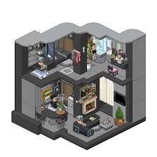 Habbo Cozy Modern Aloft Em 2020 Habbo Habblet