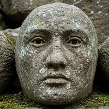 596 Lichen Statue Stock Photos