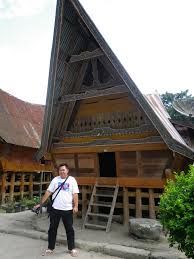 rumah bolon is traditional batak house north sumatera indonesia