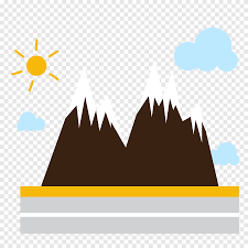 Gambar pemandangan gunung dan sawah, gambar pemandangan alam pedesaan, gambar pemandangan yang mudah digambar dan berwarna,. Ilustrasi Gambar Kartun Pemandangan Gunung Kartun Karakter Kartun Coklat Png Pngegg