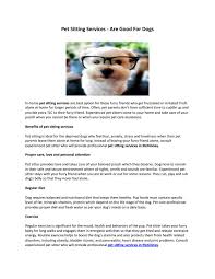 Maybe you would like to learn more about one of these? Pet Sitting Services Are Good For Dogs By Personablepetcares Issuu