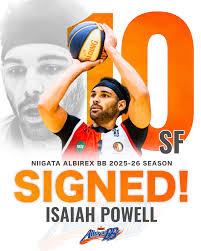 アイザイア・パウエル(Isaiah Powell)選手 加入のお知らせ