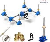 SWL5 ton worm gear lift mechanism Type H in rotating screw ...