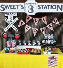 Birthday Themes For 3 Year Old Boy Train Themed Birthdays Are One Of Our Most Popular For Three Year Old Boys So I M Always On The Look Ou Train Party Boy Birthday Parties Trains Birthday Party