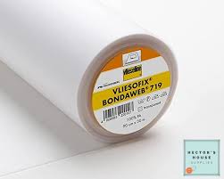 Vlieseline Vliesofix Bondaweb, Various Lengths, 719 Vilene Double Sided  Fusible Interfacing, Bondable for Applique, Stick Fabric to Fabric