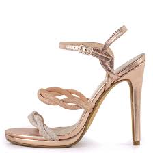 Γυναικεία Νυφικά παπούτσια: Migato Ροζ χρυσό ψηλοτάκουνο πέδιλο
