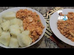 Yam And Egg Sauce L Igname Et Sauce Aux œufs Youtube African Food Southern Recipes Cooking Recipes