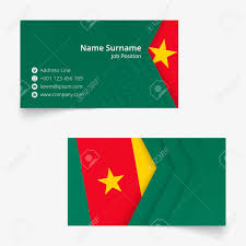 Standard sizes in different countries. Cameroon Flag Business Card Standard Size 90x50 Mm Business Royalty Free Cliparts Vectors And Stock Illustration Image 123982098