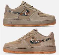Nike Air Force 1 Low Youth Casual Neutral Olive Black Medium Olive Authentic Fashion Clothing Shoes Accessories Kidsclothingshoe Boys Shoes Shoes Nike