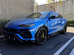 Black And Blue Lamborghini Urus 2019 Lamborghini Urus Lamborghini Cars Bmw Classic Cars