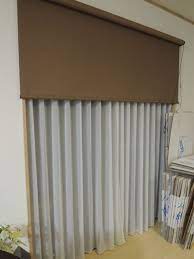 枠中レースカーテン ロールスクリーン 施工例 インテリア イハラのスタッフブログ 国立窓掛屋婦人 インテリア カーテン レース カーテン