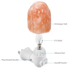Shop Himalayan Salt Lamp Night Light 2 Pack Overstock 28225306