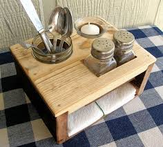 Kitchen Table Organizer Holds Salt And Pepper Shakers Jar Napkins And Votive Candle Kitchen Table Centerpiece Table Caddy Kitchen Table Centerpiece Candles
