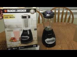 Black And Decker 10 Speed Blender Instructions Unboxing Black Decker 550w 10 Speed Blender Youtube