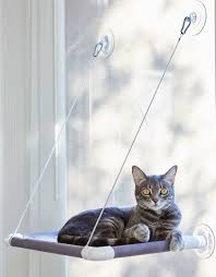 A cat window hammock is a piece of furniture, such as a hammock, bed, or platform, that is made specifically for your cat or other small animal, and attaches to your window. Grey Micro Suede Window Cat Hammock Cool Cat Tree Plans Cat Window Perch Cat Window Diy Cat Hammock
