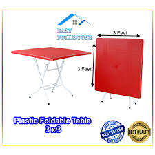 Meja lipat ace hardware murah. Foldable Plastic Table 3 X3 Dinner Table Mamak Hawker Table Meja Lipat Plastik Meja Makan Meja Mamak Shopee Malaysia