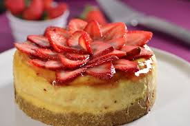 Cheese Cake Con Fresas Receta Pay De Queso Horneado Receta Pay De Queso Horneado Pastel De Queso Con Fresa