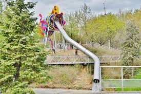 2014 04 03 Parc De La Villette Jardin Du Dragon Kids Playground Paris Photos Park