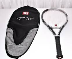 Wilson Triad 3 Oversize 115 Sq In Tennis Racquet Case New Grip 4 1 2 Wilson Tennis Racquet Racquets Tennis