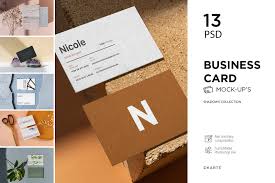 Download Business Card Mock Up In Stationery Mockups On Yellow Images Creative Store