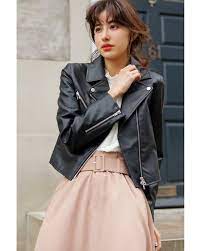 春の新作 ライダースジャケット ファッションコーデのアイデア ファッション ファッションアイデア