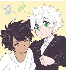 Lumine The Witch And Cody The Werewolf Cute Anime Character Anime Witch Webtoon Comics