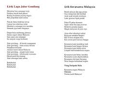 For your search query lagu keranamu malaysia mp3 we have found 1000000 songs matching your query but showing only top 10 results. Lirik Lagu Jalur Gemilang