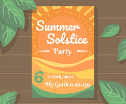 Find summer solstice party ideas including decor, recipes, and flowers on domino. Summer Solstice Party Vector Vector Art Graphics Freevector Com