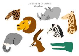 Les Animaux De La Savane En Carton L'animal est d'ailleurs l'emblème du pays. les animaux de la savane en carton