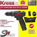 Kress 12V Cordless Drill/Driver Professional KU200/KU 200 F.O.C 5x ...