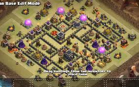 Anti everything, giants, bowlers, miners, 3 stars, 2 stars, valkyrie. Coc Town Hall 9 Base
