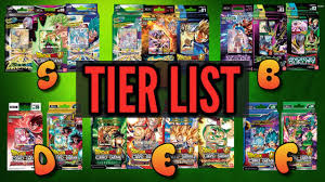 Hearthstone's best arena hero class tier list. Tier List Dragon Ball Super Starter Decks Youtube
