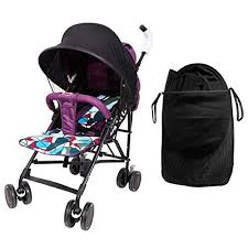 Easy Fit Universal Stroller Canopy Extender Large And Compact Sun Shade In Black By Luvit You Can Find Universal Stroller Best Baby Strollers Baby Strollers